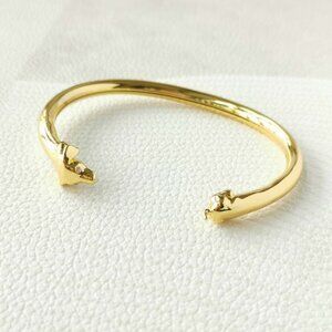 Kate Spade Hot Dog Flex Cuff Bracelet | Gold